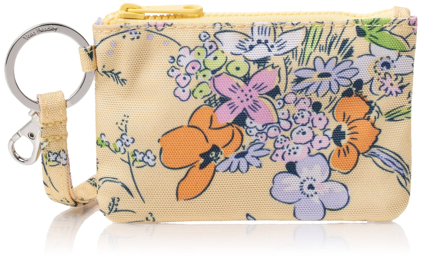 HOTVera Bradley Women's Recycled Lighten Up Reactive Zip ID Case and Lanyard Combo