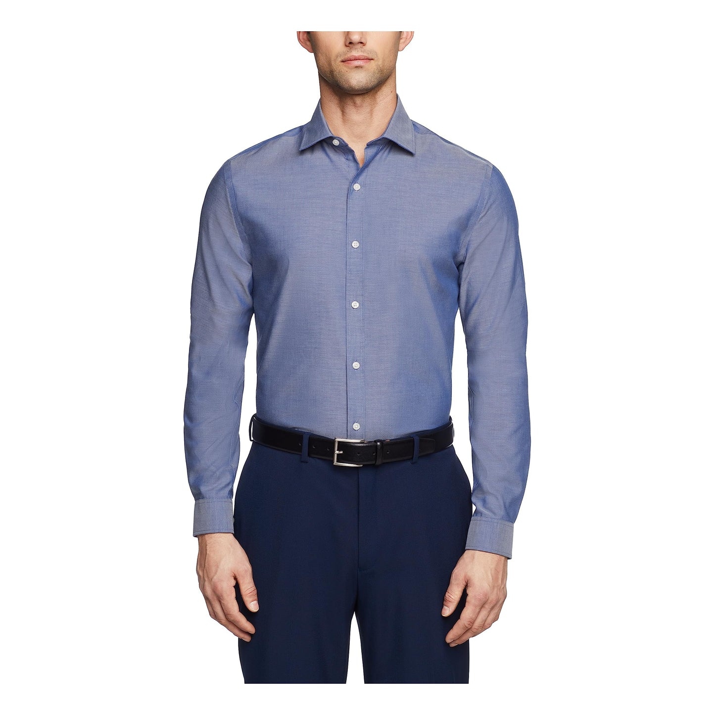 HOTTommy Hilfiger Men's Slim Fit Non Iron Solid Dress Shirt