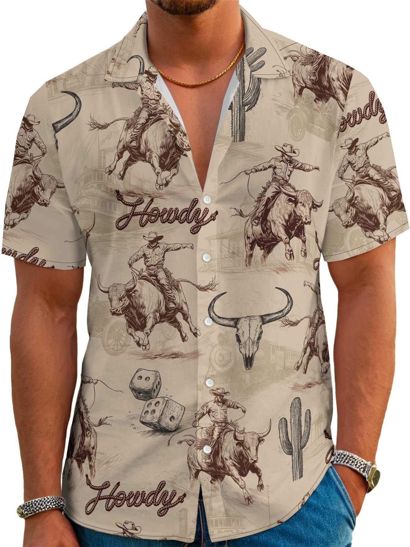 HOTDFZ Funny Hawaiian Shirts for Men Summer Beach Short Sleeve Button Down Shirt Theme Party Shirt