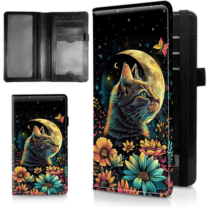 HOTLeather Checkbook Covers for Personal Checkbook Check book Holder Cover Wallets for Women Men,RFID-Blocking Slim Checkbook Cover for Duplicate Checks with Elastic Strap,Colorful Turtle