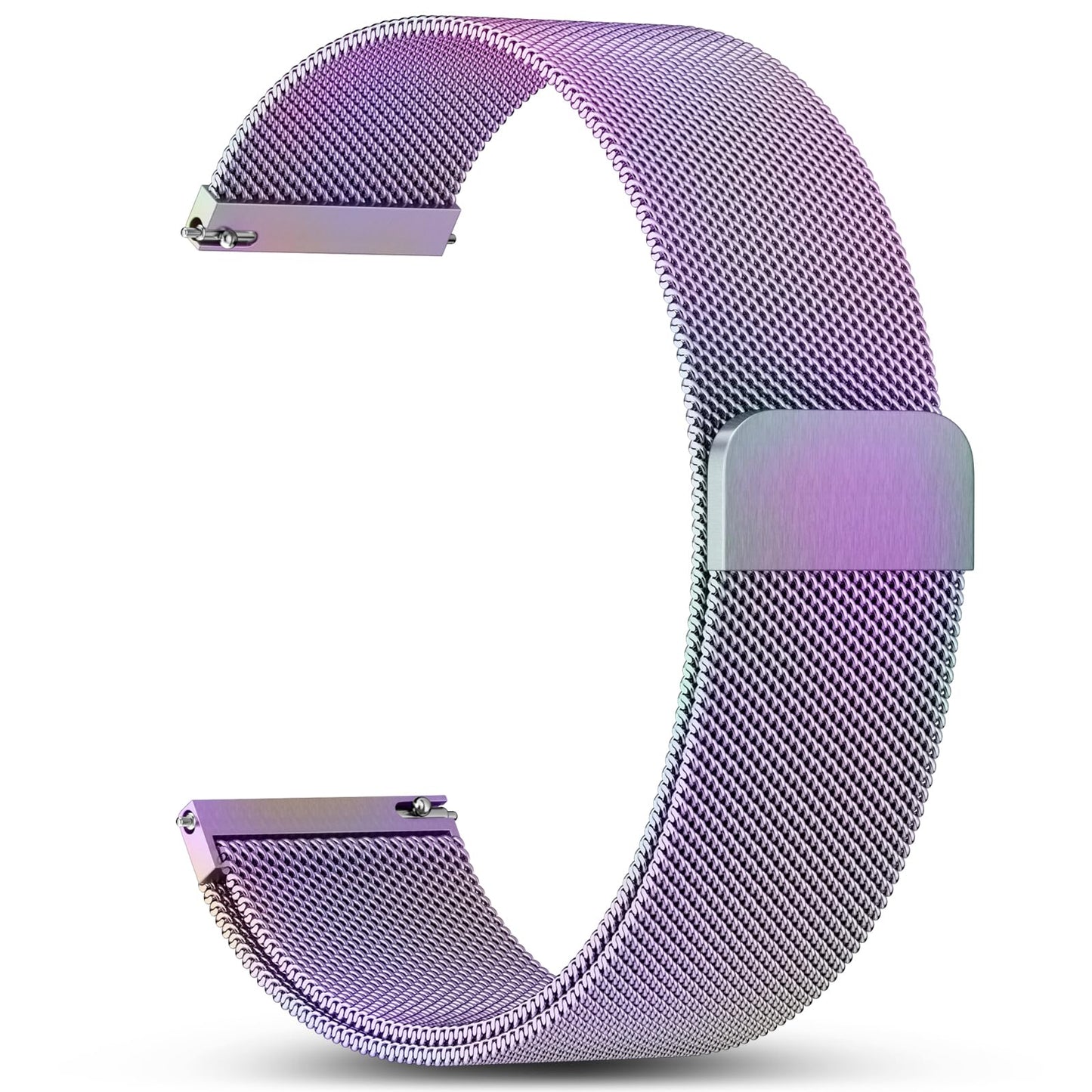 HOTGEAK 18mm 20mm 22mm Metal Watch Band Compatible with Garmin Vivoactive 5 Watch Bands, Vivoactive 6/3/Venu 3S/2S, Quick Release Stainless Steel Milanese Loop Mesh Strap for Venu 3/Venu 2 Men Women