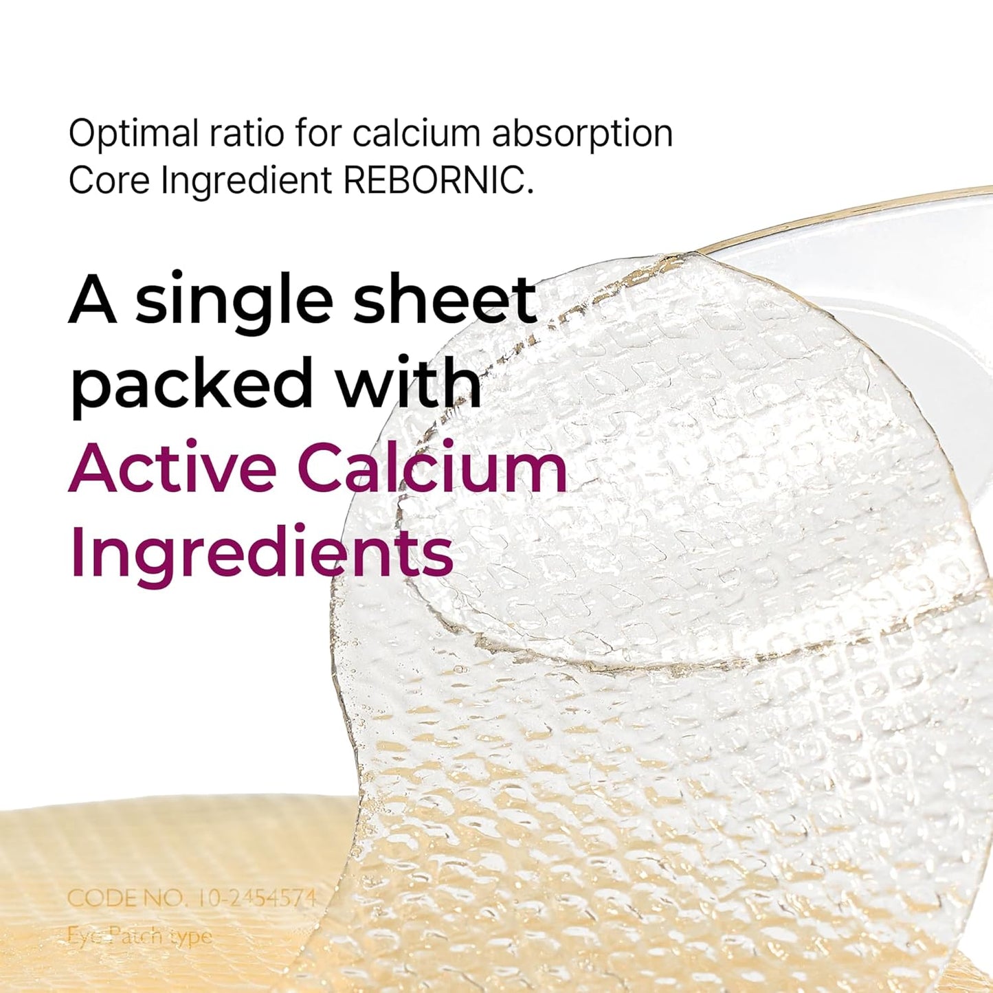 HOTDr.Melaxin Calcium Volume Under Eye Patches for Puffy Eyes & Dark Circles, Hydrogel Eye Mask for Wrinkles, Fine Lines & Sagging Skin, Firming Collagen Eye Patch, Korean Skin Care (60 Count)