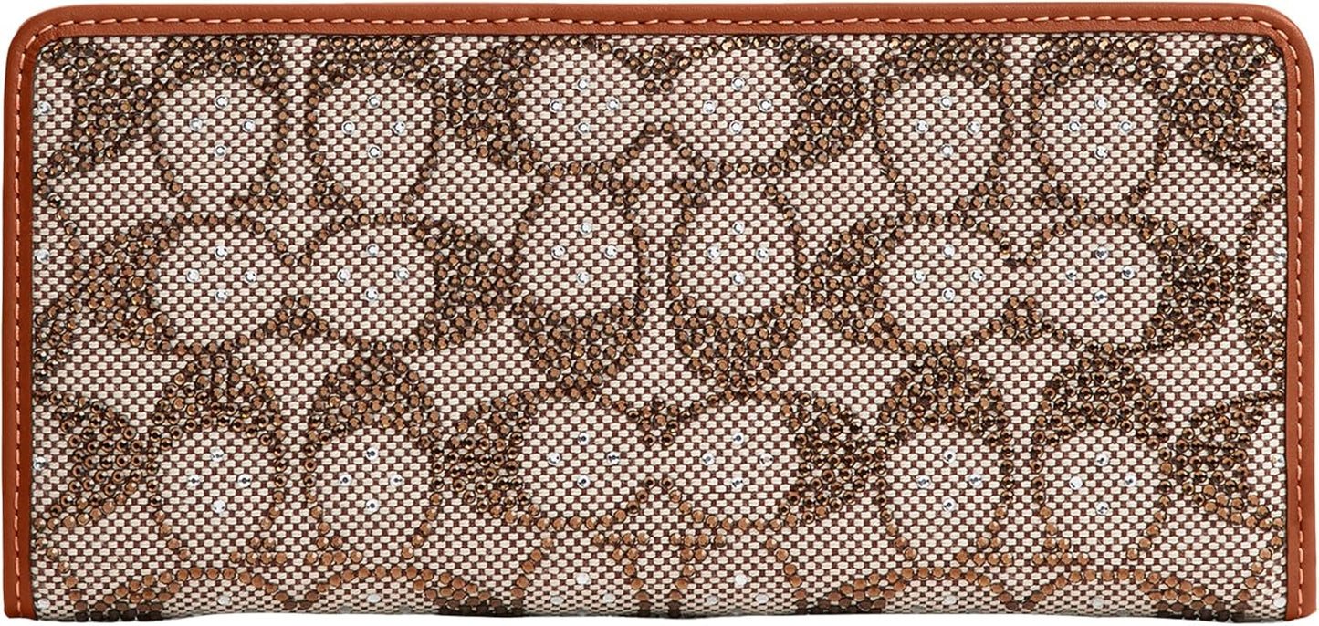 HOTCOACH Crystal Signature Jacquard Essential Slim Wallet