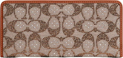 HOTCOACH Crystal Signature Jacquard Essential Slim Wallet