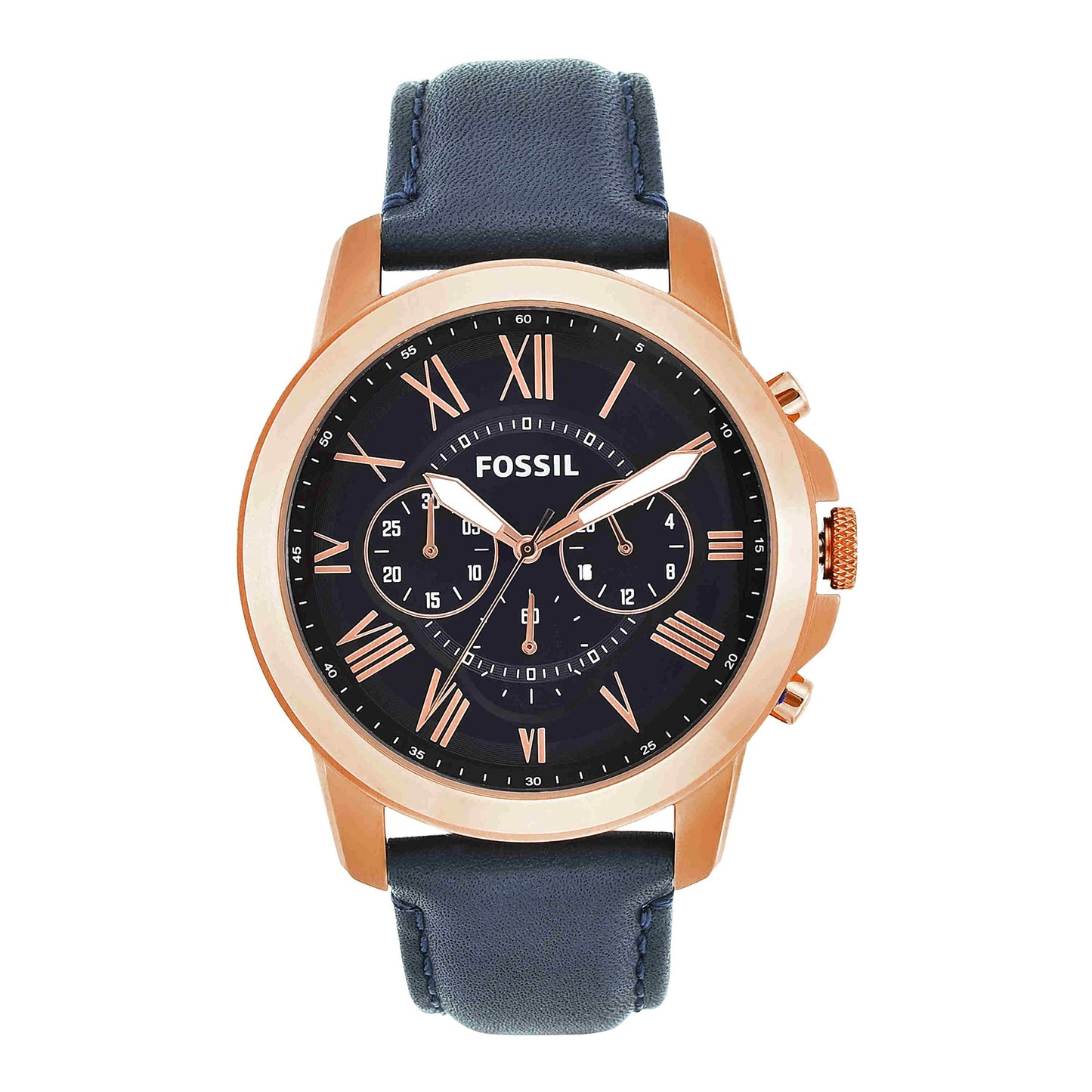HOTFossil Men's Watch, Grant Quartz Stainless Steel Chronograph Watch for Men