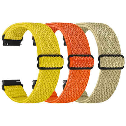 HOTTumpCez Quick Release Watch Band - Choice of Width -18mm 19mm 20mm 22mm 24mm Watch Bands, Solo Loop Adjustable Elastic Nylon Watch Straps Replacement Wristband for Men Women