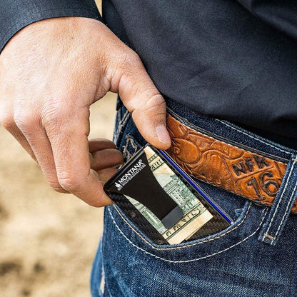 HOTMontana Silversmiths Made in the USA Western Lifestyle Credit Card & Cash Case (Montana Classic)