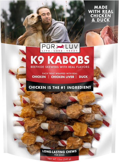 HOTPur Luv Chicken Wrapped Sweet Potato Dog Treats, Rawhide Free Jerky Wraps, Made with Real Chicken, 16 Oz, Healthy, Easily Digestible, Long Lasting, High Protein Treat, Satisfies Dog's Urge to Chew
