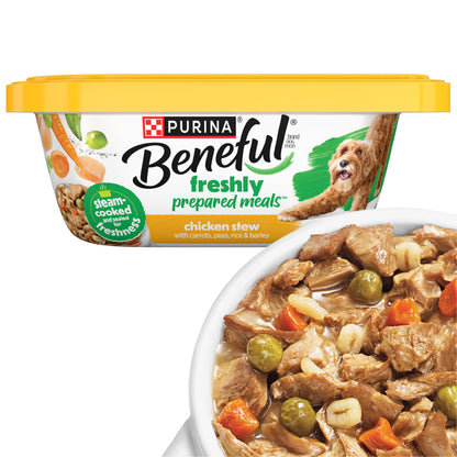 HOTPurina Beneful Gravy Wet Dog Food Variety Pack, Prepared Meals Stew - (12) 10 oz. Tubs