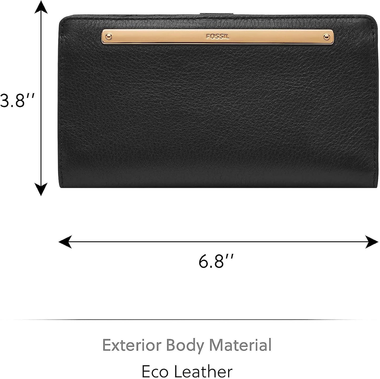 HOTFossil Women's Liza Leather Slim Bifold Wallet for Women