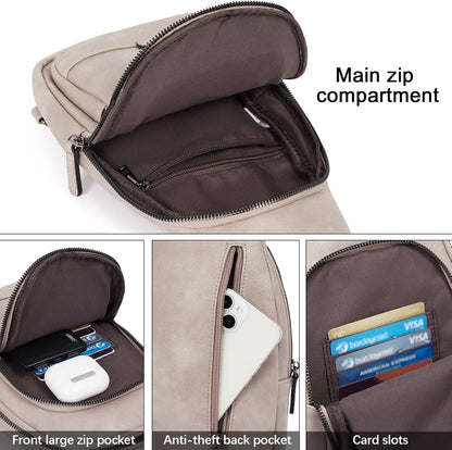 HOTCLUCI Sling Bag for Women Bundles with Women Wallet