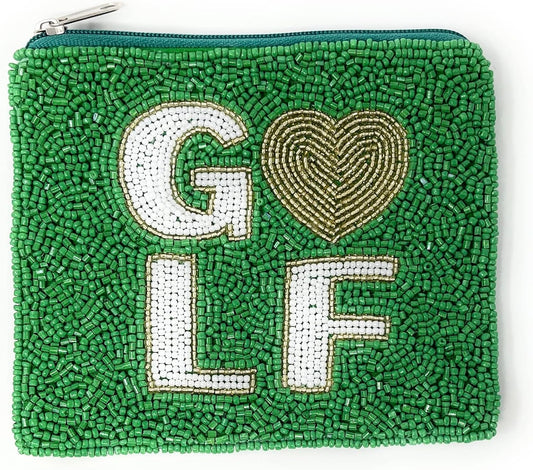 HOTGolf Love Coin Purse, Golf Pouch, Love Golf Purse, Love Golf Pouches, Golf Lover Gifts