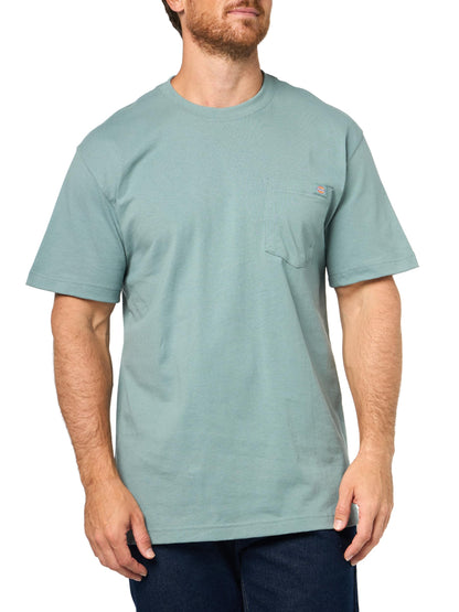 HOTDickies Men's Heavyweight Heathered Short Sleeve Pocket T-Shirt