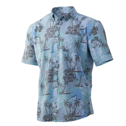 HOTHUK Mens Kona Short Sleeve Shirt | Performance Button Down