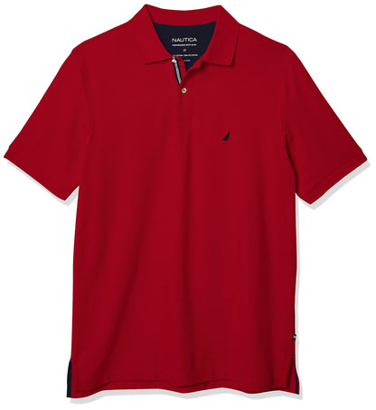 HOTNautica Men's Big and Tall Classic Fit Short Sleeve Solid Performance Deck Polo Shirt | Designed Exclusively for Big & Tall Men