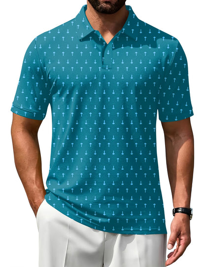 HOTPoriff Mens Polo Shirts Short Sleeve Golf Shirt Dry Fit Athletic T-Shirt Moisture Wicking Top (S-3XL)