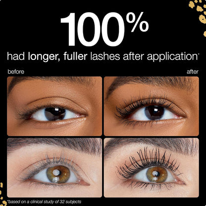HOTtarte maneater mascara – Extreme Curl, Instant Volume & Length, 16HR Ultra-Creamy Longwear Eye Makeup