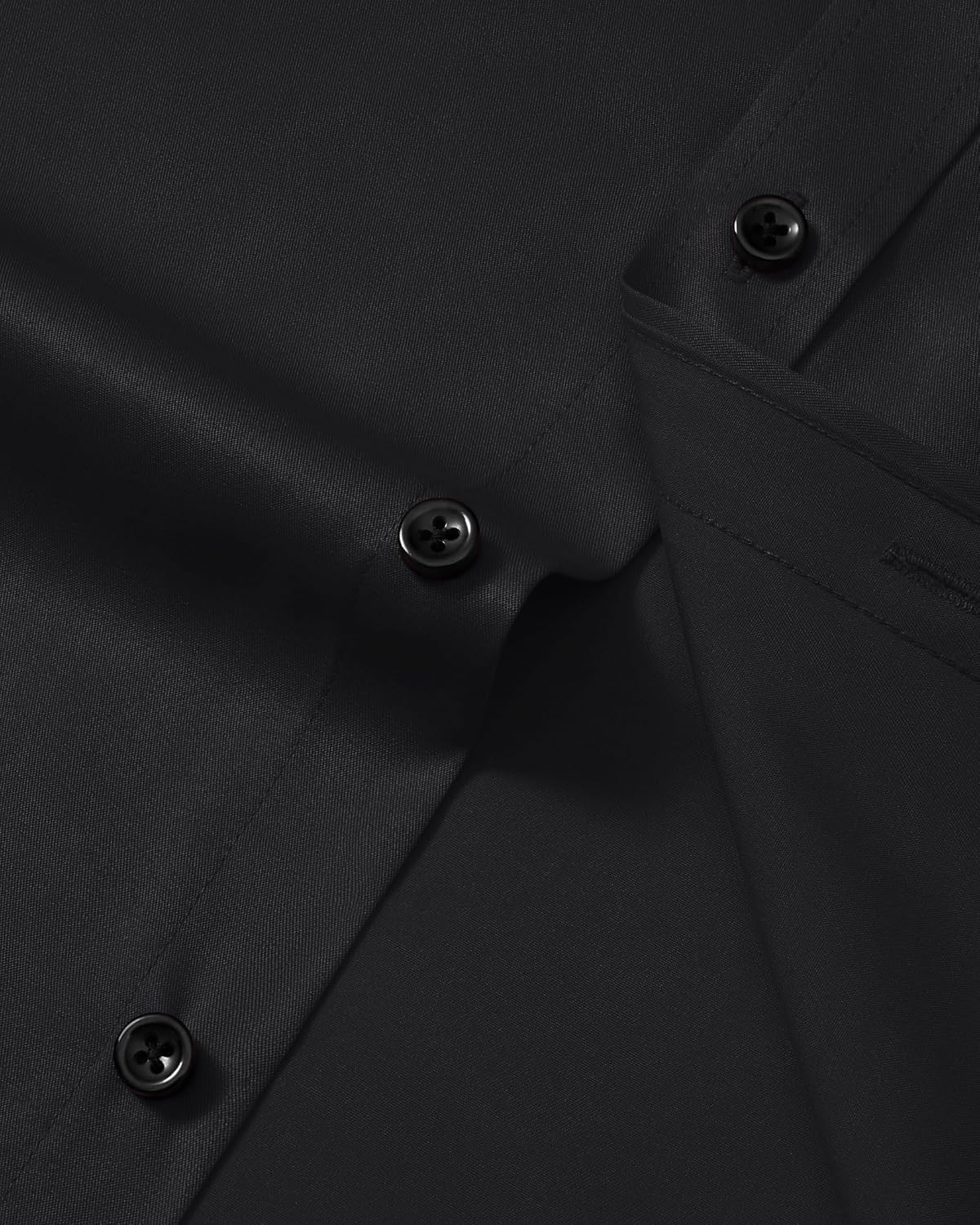 HOTMens Wrinkle Free Dress Shirts Regular Fit Business Button Down Shirt Formal Long Sleeve Wedding Stretch Shirts