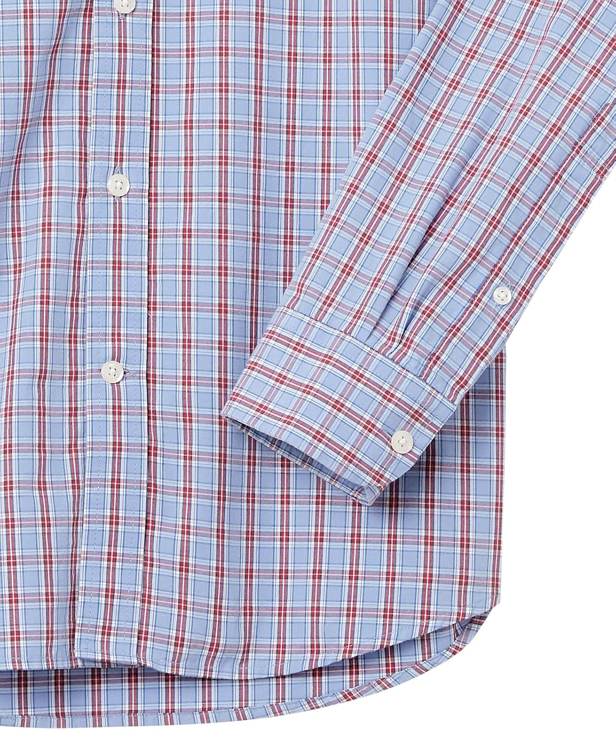 HOTAmazon Essentials Men's Regular-Fit Long-Sleeve Casual Poplin Shirt, Button Front, Business Casual, Collared