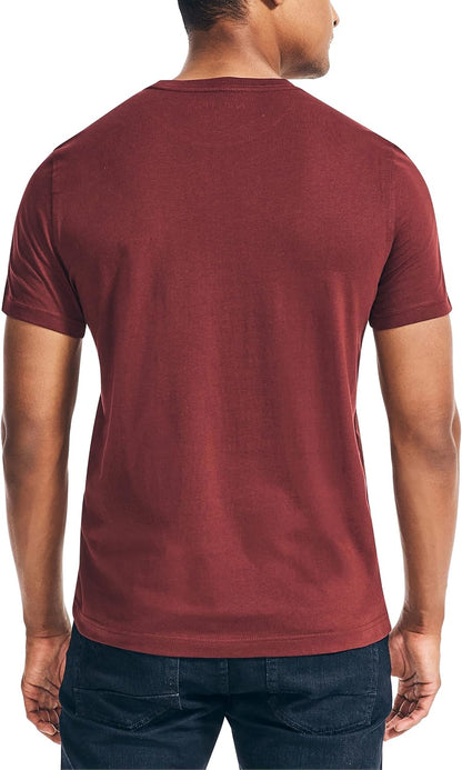 HOTNautica Men's Short Sleeve Solid Crew Neck T-Shirt Shirt