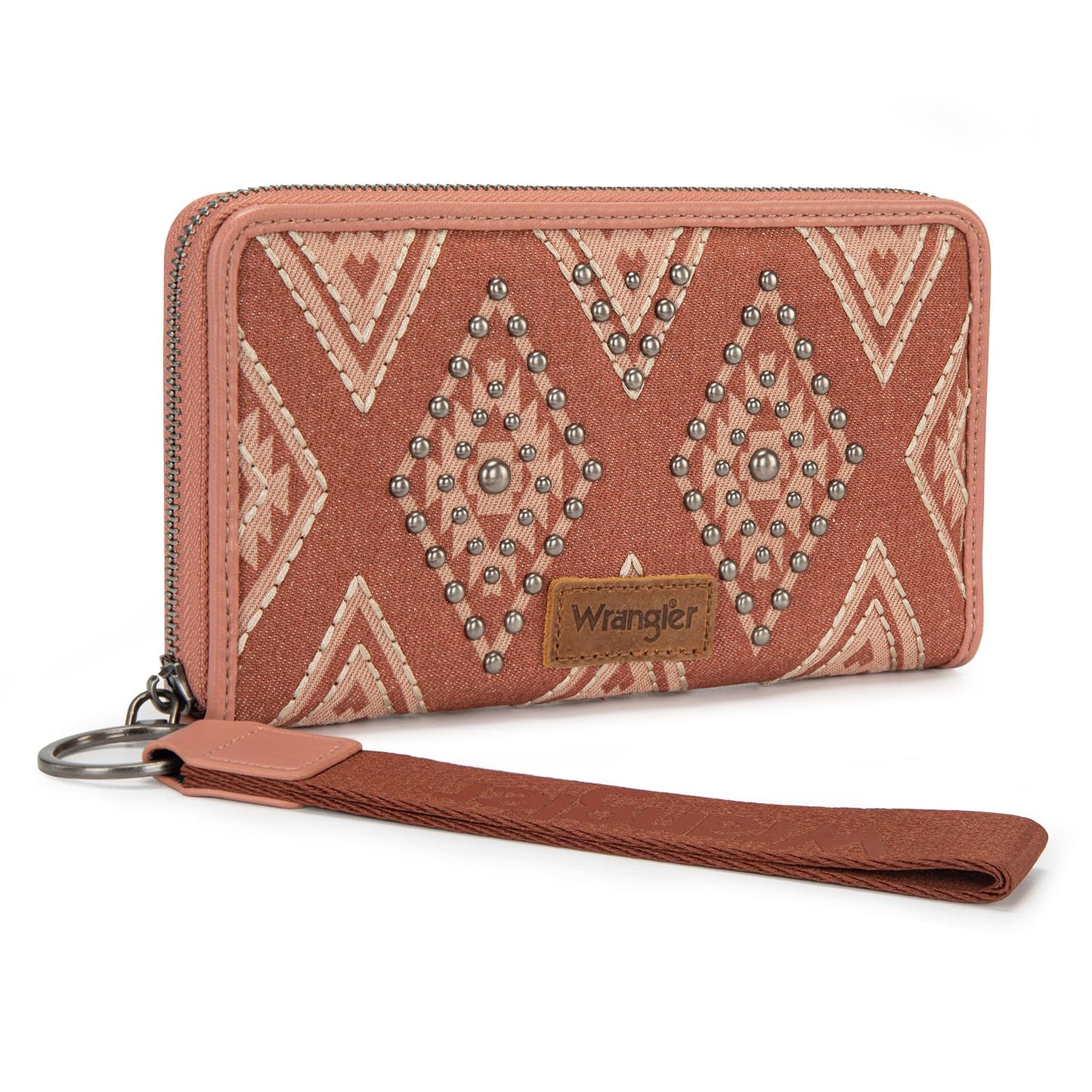 HOTMontana West X Wrangler Large Womens Wallet Western Tooling Flower Wallets, Card Cases & Money Organizers Bifold Card Cash Phone Wallet Ladies Female Travel Clutch Wallets with RFID Lining