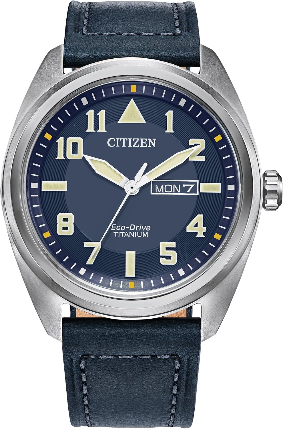 HOTCitizen Men's Eco-Drive Weekender Garrison Field Watch in Super Titanium