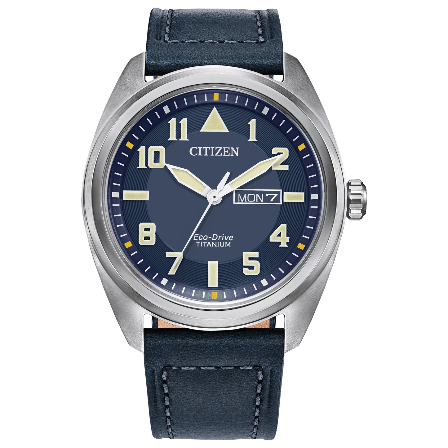 HOTCitizen Men's Eco-Drive Weekender Garrison Field Watch in Super Titanium
