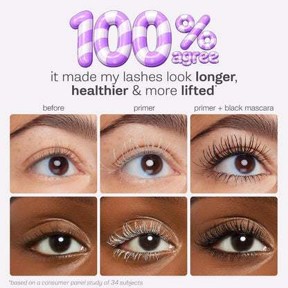 HOTtarte tartelette tubing lash primer – Conditioning Mascara Base for Longer, Volumized & Moisturized Lashes, Infused with Hyaluronic Acid, vegan & cruelty-Free