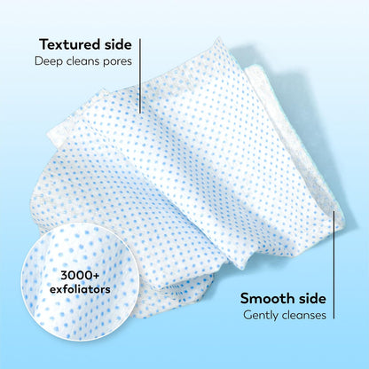 HOTOlay Makeup Remover Wipes, Daily Facials Deep Clean Face Cleanser for Normal to Oily Skin, Alcohol & Fragrance Free, Soft Face Wash Towels, Travel Essentials for Women, Convenient Dry Cloths, 66 ct