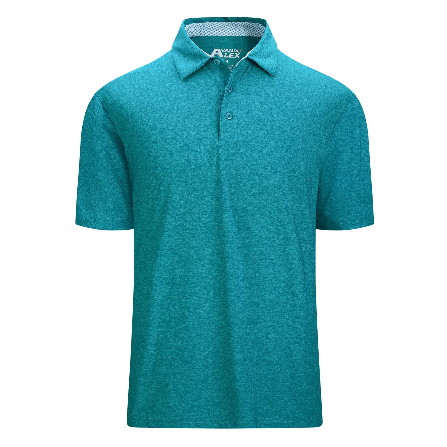 HOTAlex Vando Mens Golf Shirt Moisture Wicking Quick-Dry Short Sleeve Polo | UPF40,Soft & stretch,Sweat resistant,Multi-scene sports & office apparel
