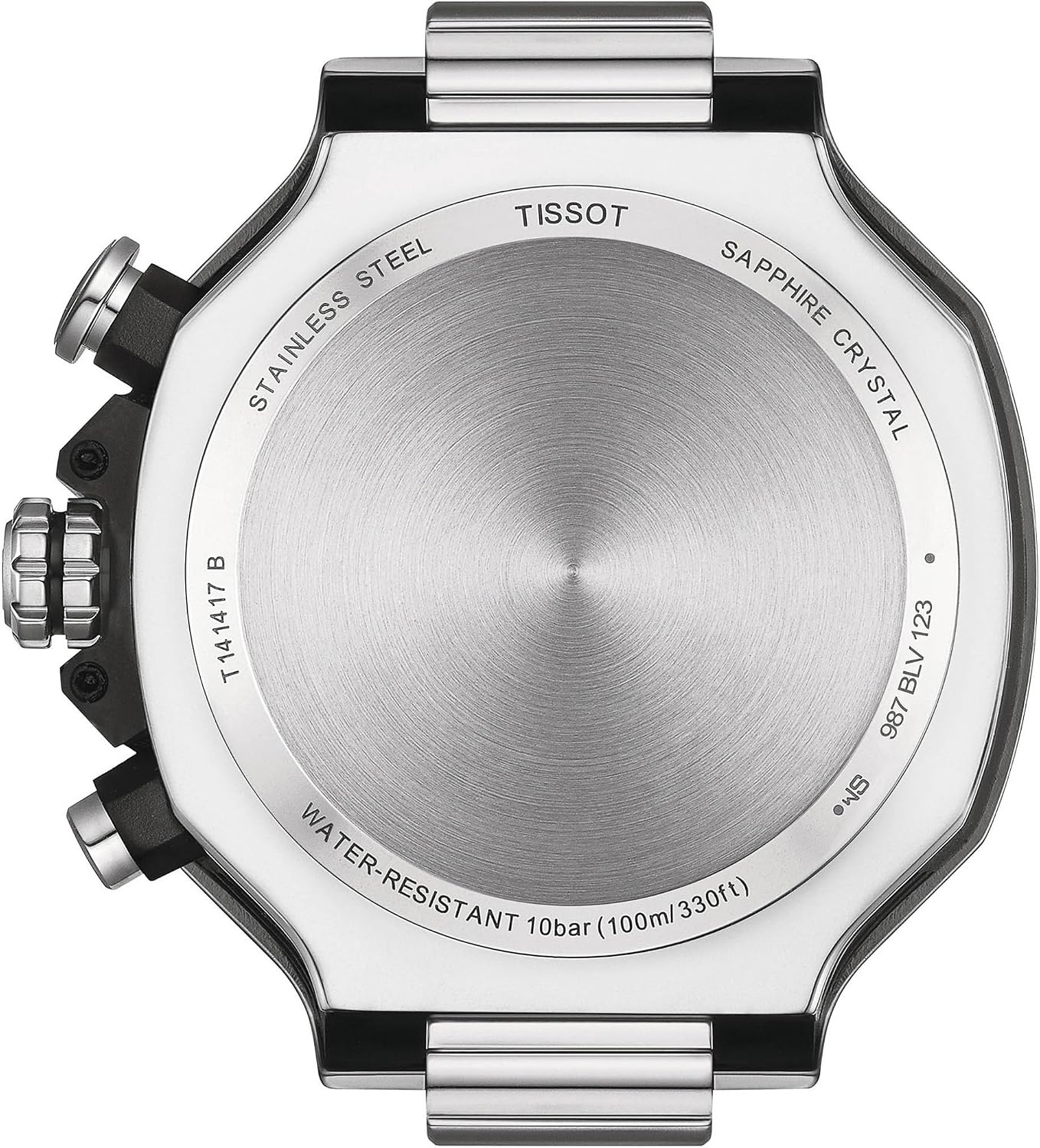 HOTTissot Mens Tissot T-Race Chronograph 316L Stainless Steel case Quartz Watches, Grey, Stainless Steel, 13.95 (T1414171103100)