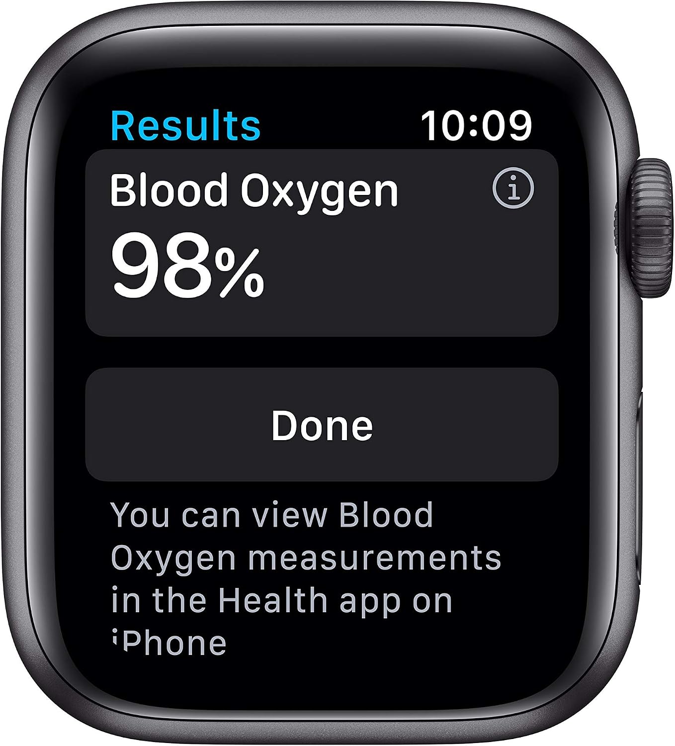 HOTApple Watch Series 6 (GPS, 40mm) - Space Gray Aluminum Case with Black Sport Band (Renewed)