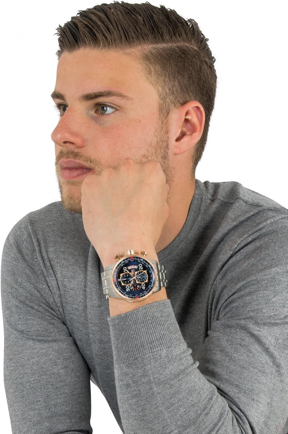 HOTInvicta Men's Aviator Analog Display Japanese Quartz Watch