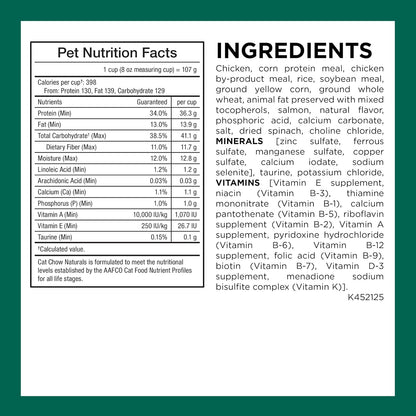 HOTPurina Cat Chow Naturals With Added Vitamins, Minerals and Nutrients Dry Cat Food, Naturals Original - 13 lb. Bag