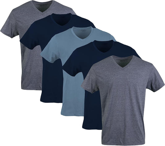 HOTGildan Men's V-Neck T-Shirts, Multipack, Style G1103