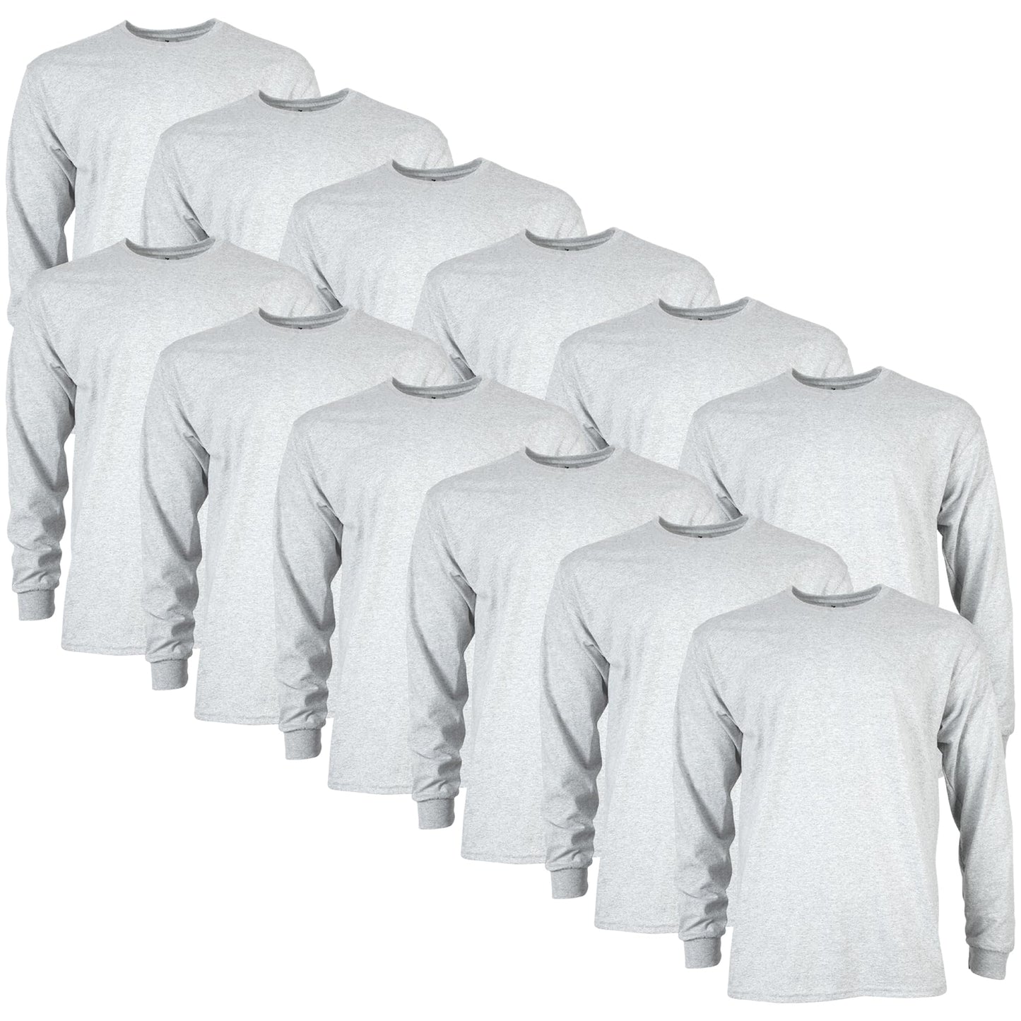 HOTGildan Adult Ultra Cotton Long Sleeve T-Shirt, Style G2400, Multipack