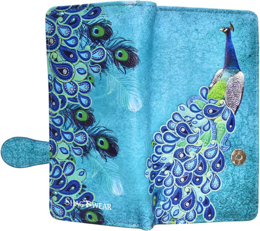 HOTShag Wear Large Paisley Peacock 7" Blue