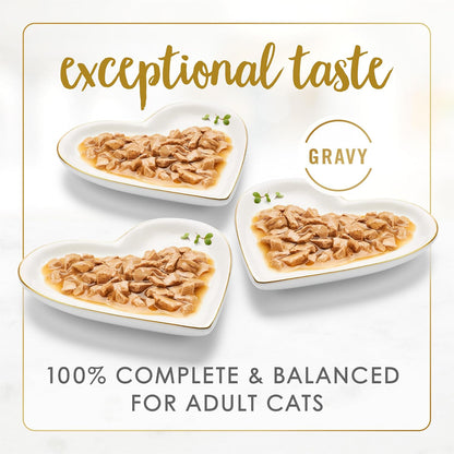 HOTPurina Fancy Feast Gravy Lovers Poultry and Beef Grilled Gourmet Wet Cat Food Variety Pack - (Pack of 24) 3 oz. Cans