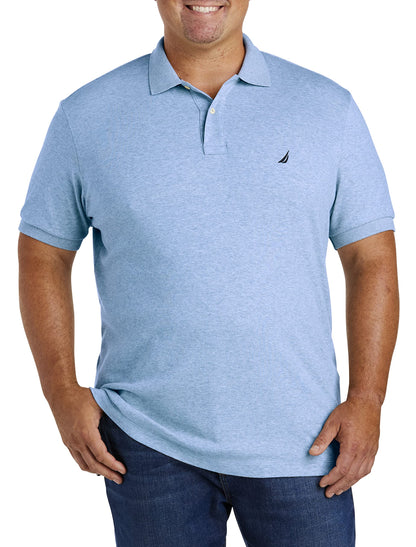 HOTNautica Men's Classic Fit Short Sleeve Dual Tipped Collar Polo Shirt
