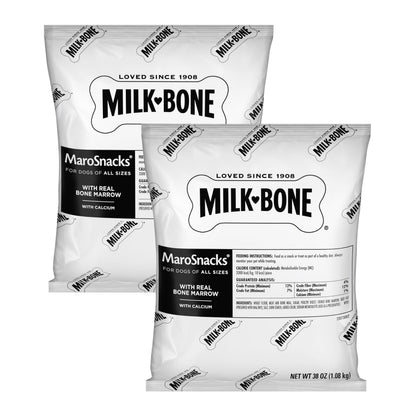 HOTMilk-Bone MaroSnacks Small Dog Treats with Real Bone Marrow, 40 Oz. Canister | Dog treats with 12% protein