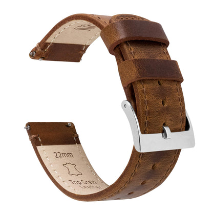 HOTBARTON WATCH BANDS - Top Grain Leather Watch Bands Compatible with Apple Watch Models - 1, 2, 3, 4, 5, 6, 7, 8, 9, 10, SE, Ultra & Ultra 2