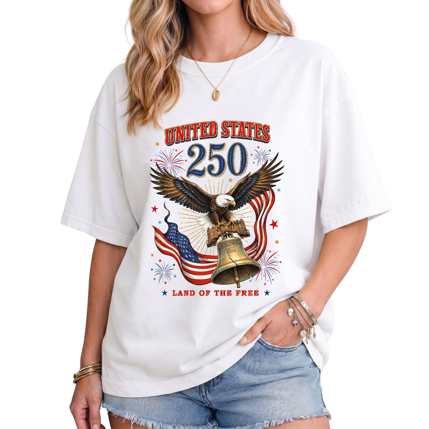 HOTPatriotic Shirts for Men, USA Eagle Graphic Shirts for Men | Mark 250 years of American spirit with these unique commemorative tees, designed for bold style and lasting comfort