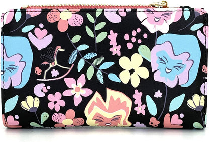 HOTLoungefly x Disney Alice in Wonderland Flowers AOP Canvas Wallet (Multi, One Size)