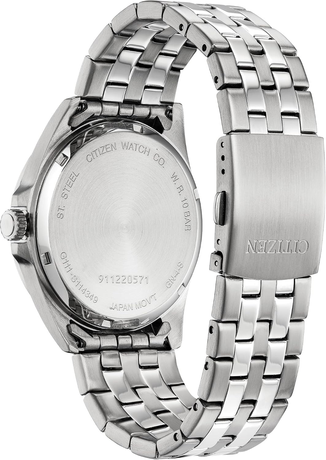 HOTCitizen Quartz Mens Watch, Stainless Steel, Classic
