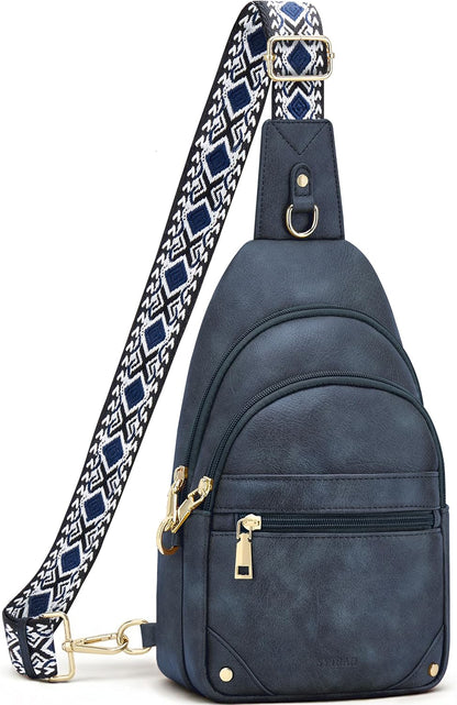 HOTSYTRAH Anti Theft Crossbody Bags for Women, RFID Sling Bag Travel Purse, RFID Cross Body Purses Chest Bag for Travel