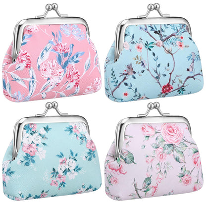 HOTLiliaafar 8 Pcs Mini Backpack Keychain Mini Coin Purses for Women Cute PU Leather Makeup Bag with Keychain, Multi Pocket Card Holder Cable Organizer Giftable Zipper Pouch (Minimalist)