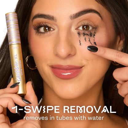 HOTtarte tartelette XL tubing mascara – Lash Extensions in a Tube with Peptide, Extra-Bold Buildable Lifted Length & Volume, Smudge-Proof Longwear, Easy-to-Remove, Vegan & Cruelty-Free