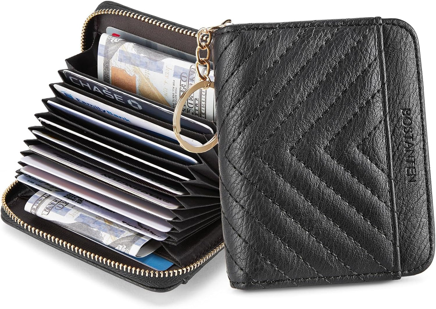 HOTBOSTANTEN Crossbody Bags for Women ＆ Credit Card Holder Wallet RFID Blocking Leather Small Wallet for Women