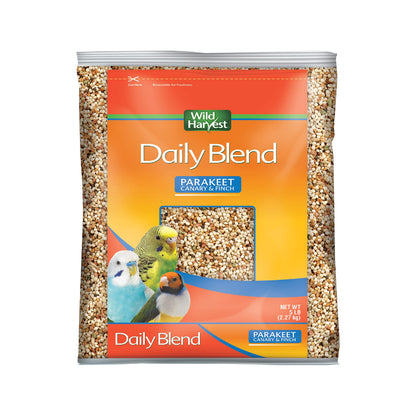 HOTWild Harvest Daily Blend Nutrition Diet for Parakeet, Canary and Finch 10 Pounds, Orange flavour