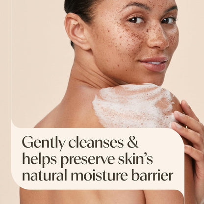 HOTAveeno Skin Relief Body Wash with Triple Oat Complex, Fragrance-Free, Gentle Daily Body Wash for Sensitive Skin Leaves Itchy, Dry Skin Feeling Soothed & Moisturized, Value Size 33 Fl Oz